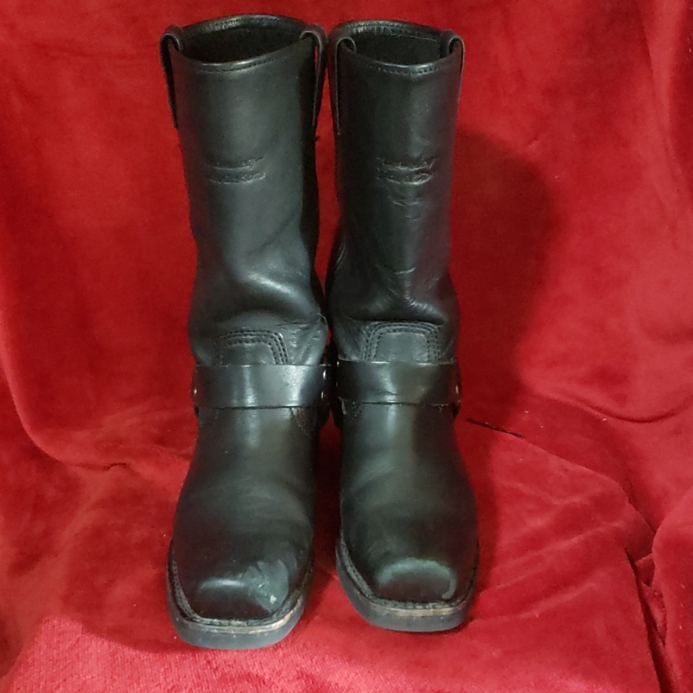Harley Davidson Heavy Leather Riding Boots